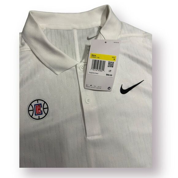 Nike Mens Dri-Fit Clippers NBA Polo Size Small Activewear Los Angeles Clippers‎ - Picture 4 of 7
